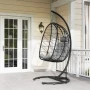 Висящ стол Outsunny за външно ползване тип „яйце“,, снимка 2