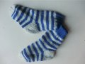 раирани плетени чорапи ходило 12, конч 14, снимка 1
