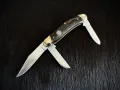 Среден сгъваем джобен нож Sowbelly Imitation Tortoise (Rough Ryder). RR2449, снимка 4