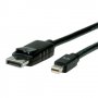 Кабел DisplayPort M - Mini DisplayPort M 3м Roline 11.04.5636 DP-M to Mini DP M, снимка 1 - Кабели и адаптери - 31426401