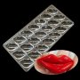 21 бр 3d устни устна уста пластмасова форма Поликарбонатна отливка калъп за Шоколадови бонбони, снимка 1 - Форми - 37071446