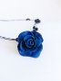 Колие Хрис роза ръчна изработка Полимерна глина , снимка 1 - Колиета, медальони, синджири - 31560501