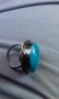 Сребърен пръстен с тюркоаз, снимка 3