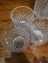 Кристален комплект шише и чаши, снимка 2