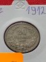 Монета 20 стотинки 1912г. Царство България за колекция   - 25047, снимка 11