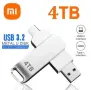 Флашка XIAOMI 4TB - 2в1 за телефон и компютър , снимка 1