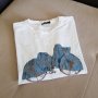 Original STINE GOYA Roxanne Placement Tee Classic Crewneck Long Sleeve Top Relaxed Silhouette, снимка 1