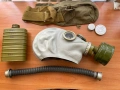 Рядък български противогаз ШМ-41М, пълен комплект, снимка 3
