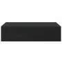 vidaXL Стенни рафтове с чекмеджета, 2 бр, черни, 40x23,5x10 см, МДФ, снимка 7