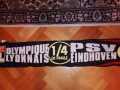 Олимпик Лион ПСВ Айндховен 2005 Шампионска Лига оригинална шал Lyon PSV Eindhoven , снимка 3