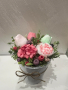 Аранжирани, ароматни цветя от сапунена основа, снимка 7