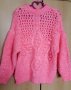 Намален - Разкошен бебешко розов пуловер MANGO , снимка 3