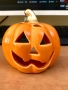 Малък керамичен свещник за Хелоуин / Halloween, снимка 3