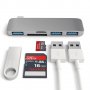 USB-C Хъб адаптер USB 3.1 с PD Слот за SD и TF карти за MacBook Pro и компютри с USB-C порт, снимка 2