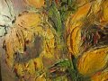 50х70 см. Слънчогледи - голяма картина  Мима / Art by MiMa, kartina, painting, снимка 3
