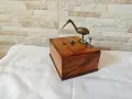 Стара дървена кутия за цигари - Karakuri - Япония - 1900"г., снимка 4