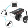 Фар LED фенер за колело светлини сирена звънец велосипед зареждащ USB, снимка 3