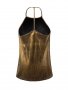 Дамски топ в златисто, снимка 4