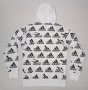 Adidas Essentials Brandlove Hoodie оригинално горнище S Адидас спорт, снимка 5