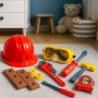 Детски комплект с инструменти и каска TOOLS DIY Working Set, снимка 3