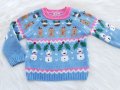 Коледен пуловер Next 2-3 години , снимка 1 - Детски Блузи и туники - 31081784