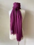 Лилав шал от 100 % вискоза, с етикет, Shine me England, снимка 4
