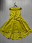 Продавам официална жълта рокля , снимка 1 - Рокли - 36421803