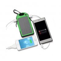 АКУМУЛАТОРНА ВЛАГОУСТОЙЧИВА СОЛАРНА БАТЕРИЯ - POWER BANK 5000 mAh, снимка 5 - Външни батерии - 40110454