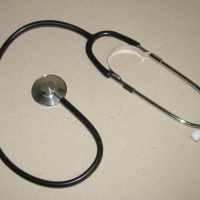 Лекарска слушалка 78 см стетоскоп лекарски слушалки, отлична, снимка 2 - Медицински консумативи - 44808840