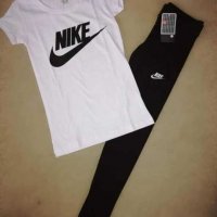 Nike дамски комплекти клин и тениска реплика, снимка 4 - Спортни екипи - 31380642