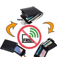 Стилен мъжки портфейл с RFID защита , снимка 12 - Портфейли, портмонета - 30436854
