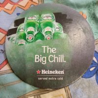Изключително рядка подложка за бира Хайнекен Heineken , снимка 1 - Колекции - 42201703
