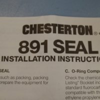 механичен уплътнител CHESTERTON 891 SEAL 32mm, снимка 7 - Резервни части за машини - 37103900