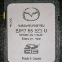 Mazda Connect1 Sd Card MZD BJM7 66 EZ1 U 2022-2023 Map Update, снимка 2 - Аксесоари и консумативи - 39258553