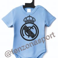 Боди с емблема Реал Мадрид, снимка 4 - Бодита за бебе - 39486868