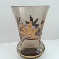 Ретро ваза с позлата, снимка 4 - Антикварни и старинни предмети - 30149607