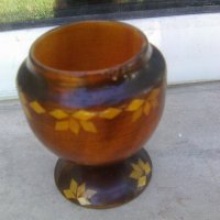 Дървена чашка сувенир, снимка 1 - Други ценни предмети - 37355189