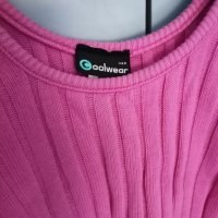 Плетена розова блузка, снимка 2 - Корсети, бюстиета, топове - 42292468