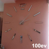Огромни Стенни часовници регулируем размер мин.70см макс 240см, снимка 3 - Стенни часовници - 44650815