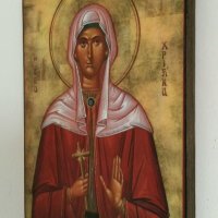 Икона на Света Христина icona Sveta Hristina, снимка 3 - Картини - 15146171