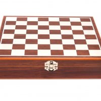 Шах Ahelos, Дървен, Дървена кутия, Комплект 5 части, снимка 4 - Шах и табла - 38397604