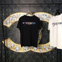 Мъжка тениска Givenchy Paris Embroidery Black XL, снимка 2 - Тениски - 26010301