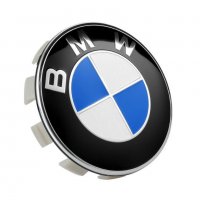 4 бр. капачки за джанти BMW 68 мм лого емблема БМВ прахова защита цветни за украса лого синьо бяло т, снимка 4 - Аксесоари и консумативи - 38250222