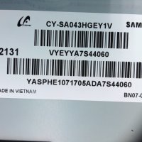 Main board  BN41-02844B  TV SAMSUNG UE43AU8072U, снимка 3 - Части и Платки - 35490822