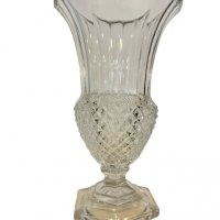 Красива кристална ваза. №3182, снимка 4 - Антикварни и старинни предмети - 39020456