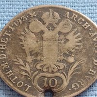 Сребърна монета 10 кройцера 1793г. Франц втори Виена Свещена Римска империя 13719, снимка 11 - Нумизматика и бонистика - 42887183