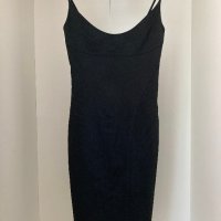 Черна рокля с тънки презрамки на Миро /Miro/, S размер, снимка 3 - Рокли - 42189731
