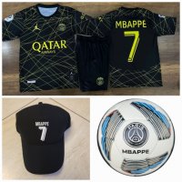Mbappe Мбапе Gold детски екип + Чорапи 2023г Париж Псж комплект, снимка 3 - Футбол - 40015655