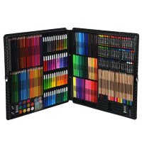 Голям Арт комплект за оцветяване и рисуване,288 части в куфар, снимка 2 - Образователни игри - 39303005