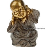 Керамична фигура на етнически монах, 9х10х16 см , снимка 3 - Декорация за дома - 42057347
